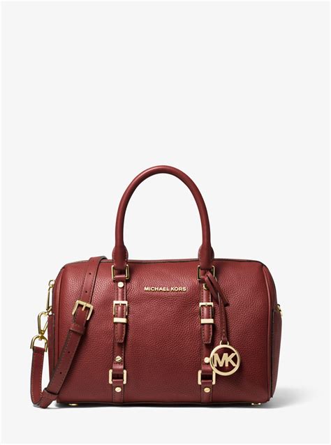 michael kors bedford legacy medium pebbled leather duffled satchel|Bedford Legacy Medium Pebbled Leather Duffle Satchel.